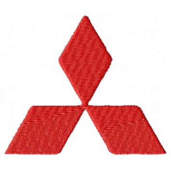 Mitssubishi logo embroidery design