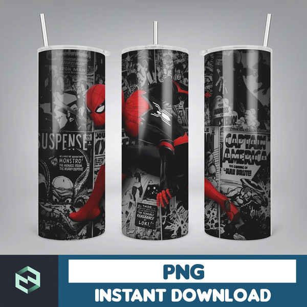 Marvels Tumbler Wrap, 20 oz Marvel Heroes Tumbler Skinny, Superheros Tumbler Wrap, Spiderman Tumbler, Avengers Tumbler (110).jpg