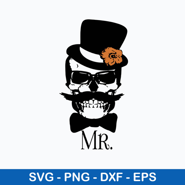 Couples Mr Svg, Funny Skull Svg, Png Dxf Eps File.jpeg