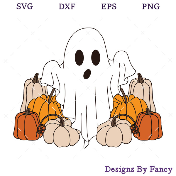 Pumpkin Ghost SVG, Halloween Ghost SVG, Fall Pumpkin SVG.jpg