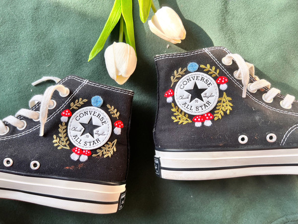 Custom Converse High Tops Chuck Taylor 1970sEmbroidered Mushroom ConverseCustom Logo Mushrooms,FlowersEmbroidered Mushrooms Logo - 5.jpg