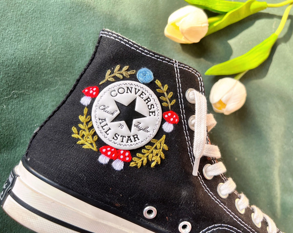 Custom Converse High Tops Chuck Taylor 1970sEmbroidered Mushroom ConverseCustom Logo Mushrooms,FlowersEmbroidered Mushrooms Logo - 6.jpg