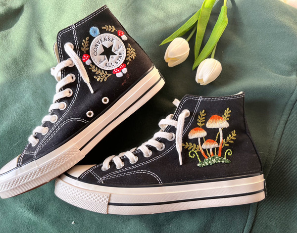 Custom Converse High Tops Chuck Taylor 1970sEmbroidered Mushroom ConverseCustom Logo Mushrooms,FlowersEmbroidered Mushrooms Logo - 8.jpg