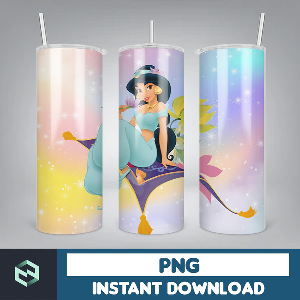 Princess Tumbler Wrap, Princess Sublimation Designs, 20 oz Princess Tumbler Designs, Cartoon Tumbler Wrap PNG (2).jpg