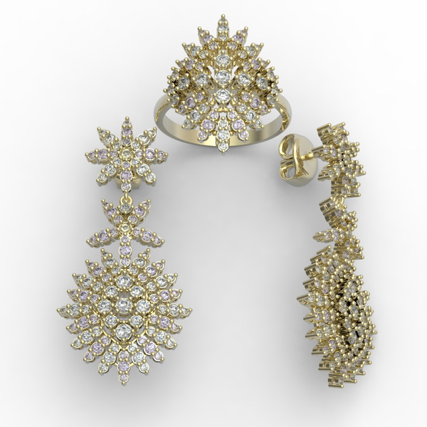 3d model of a jewelry ring and earrings with a large gemstone for printing (1).jpg