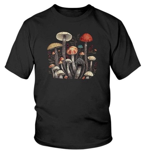 Mushroom Collage Youth Graphic Tee.jpg