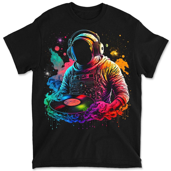 Dj Astro Vibrant Men's Graphic Print T-Shirt.jpg