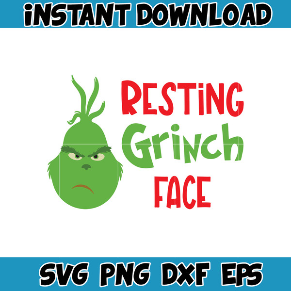 Grinch SVG, Grinch Christmas Svg, Grinch Face Svg, Grinch Ha - Inspire ...