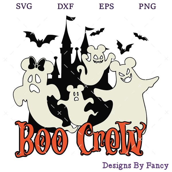 Boo Crew SVG, Mickey Ghost SVG, Funny Disney Halloween SVG.jpg