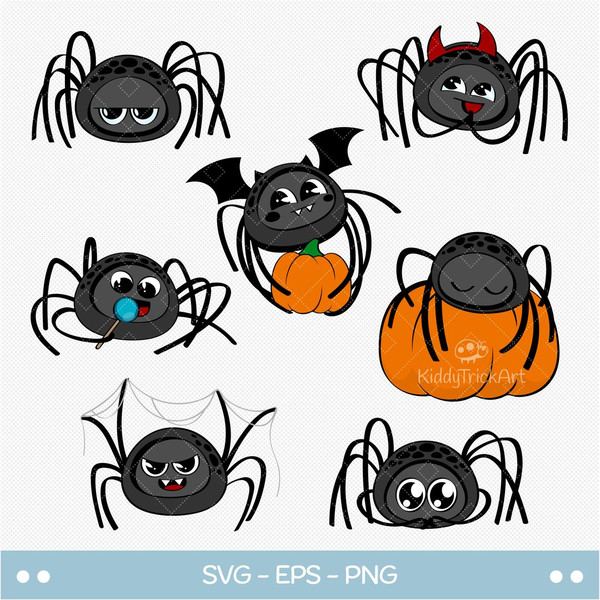 7 cartoon spiders clipart.jpg