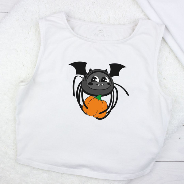 flying spider with pupmkin - t-shirt print.jpg