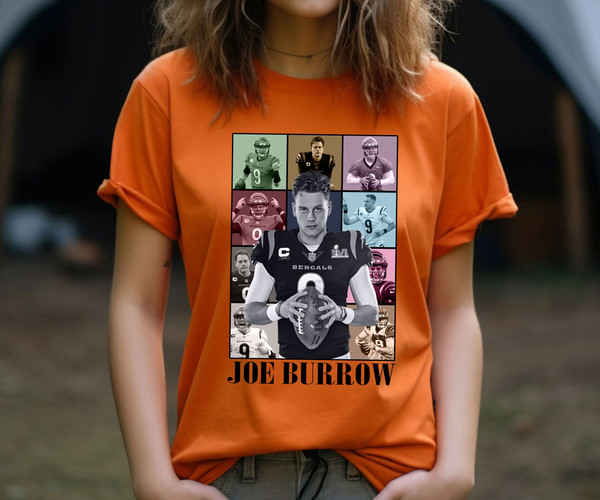 Joe Burrow The Eras Tour Shirt Vintage Joe Burrow Tshirt America