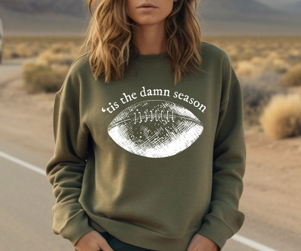 Vintage Tis The Damn Season Tshirt, Football Season Shirt, Football Mom Sweatshirt, Football Shirt, Game Day Shirt, Game day Sport Mama Tee - 8.jpg