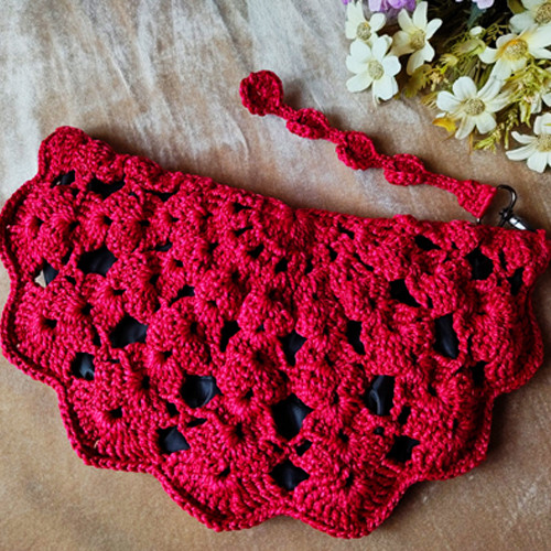 a crochet half circle bag pattern