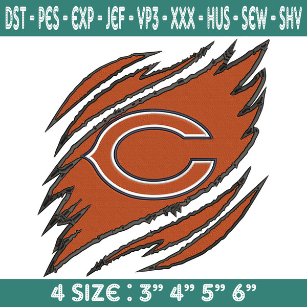 Chicago Bear Ripped Claw Embroidery.jpg