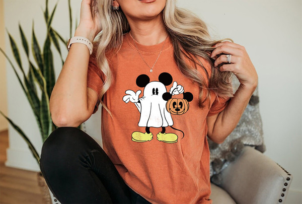 Mickey Mouse Ghost Boo PNG, Mickey Ear Pumpkin Png, Halloween Ghost Png, Halloween Matching Png File Digital, Download Png, Digital Download - 1.jpg