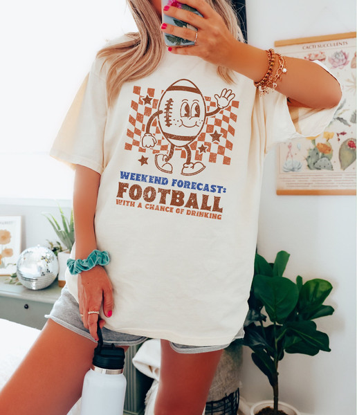 Comfort Colors Shirt, Football Shirt, Game Day Shirt, Football Season, College Football Shirt, College Shirt, Retro Comfort Colors, Trendy - 1.jpg