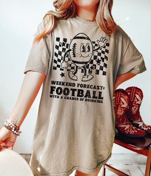 Comfort Colors Shirt, Football Shirt, Game Day Shirt, Football Season, College Football Shirt, College Shirt, Retro Comfort Colors, Trendy - 3.jpg
