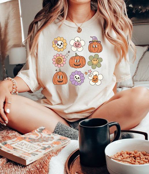 Comfort Colors Shirt, Retro Halloween Shirt, Vintage Halloween Shirt, Teacher Halloween Shirt, Cute Halloween, Pumpkin Shirt, Spooky Vibes - 7.jpg