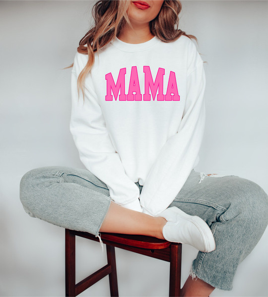 Mama Sweatshirt, Mama Crewneck, Mama Shirt, Gift For Mom, Mother's Day Shirt, Mom Sweatshirt, Mom Crewneck, Retro Mama Sweatshirt, Trendy - 3.jpg