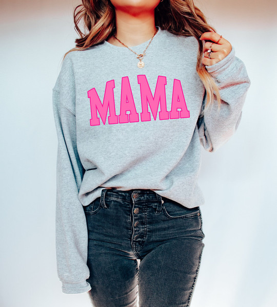 Mama Sweatshirt, Mama Crewneck, Mama Shirt, Gift For Mom, Mother's Day Shirt, Mom Sweatshirt, Mom Crewneck, Retro Mama Sweatshirt, Trendy - 5.jpg