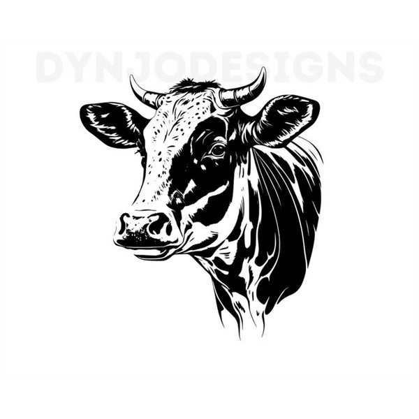 Cow Svg, Cow Clipart, Cow Png, Cow Head, Cow Cut Files For C - Inspire ...