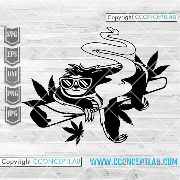 MR-149202314516-sloth-weed-high-svg-rasta-animal-clipart-dope-420-shirt-image-1.jpg