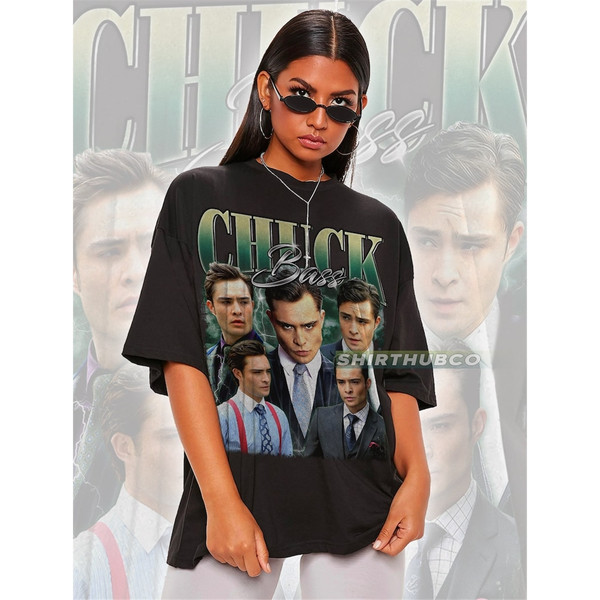 Chuck Bass T-Shirt, Limited Chuck Bass Vintage T-Shirt, Chuc - Inspire  Uplift
