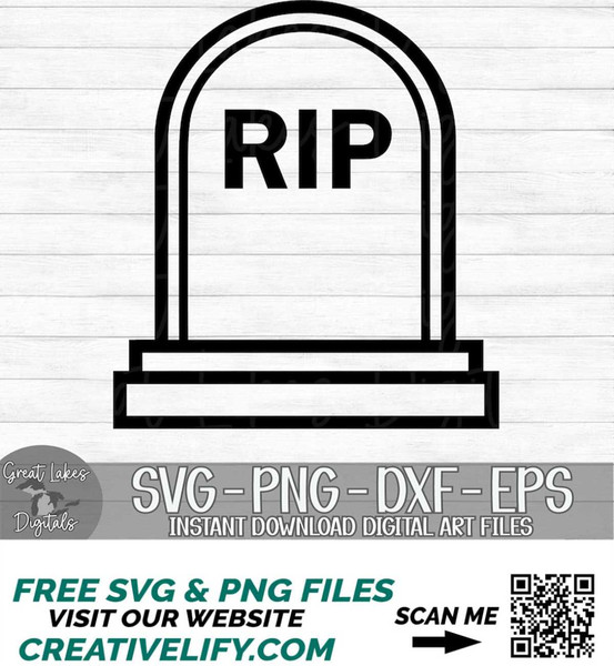 Rip Gravestone Icon Black PNG & SVG Design For T-Shirts