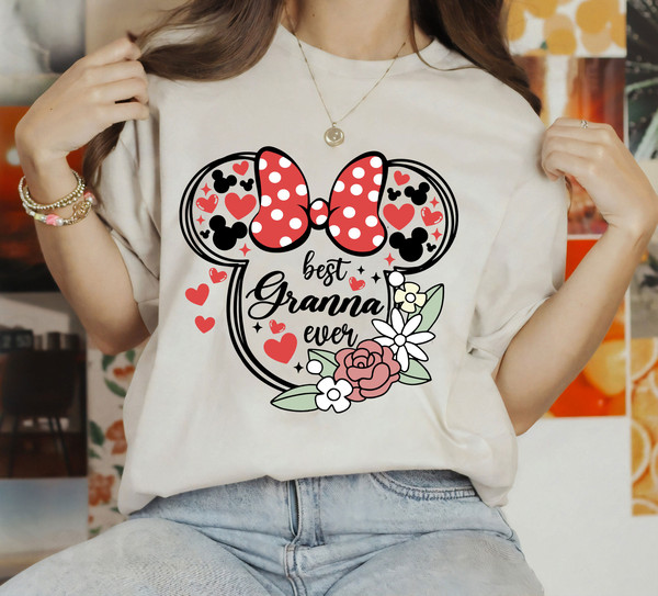 Best Grandna ever Shirt, Mother's Day shirt, Grandna Shirt, Minnie Grandna Shirt, Grandna Shirt, Grandna Gift Shirt, Grandna Birthday Gift - 1.jpg