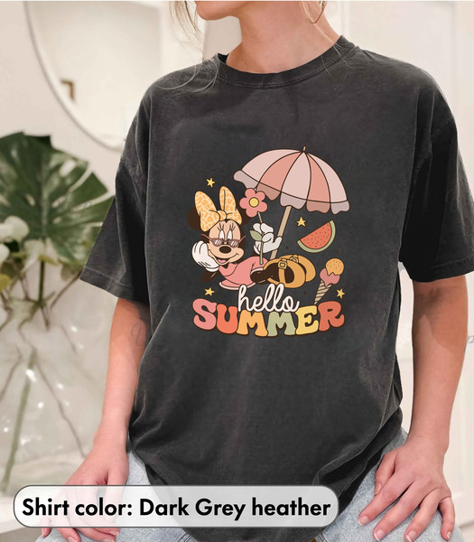 Disney Summer Vintage Shirt, Disney Retro Summer Shirt, Minnie Summer Vibes Shirt, Disney Minnie Summer 2023 Tee, Beach Summer Tee, - 4.jpg