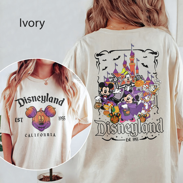 Disneyland Halloween Shirt, Disneyland Est 1955 Halloween Shirt, Halloween Party Shirt, Disney Halloween Shirt, Halloween Group Shirt - 1.jpg