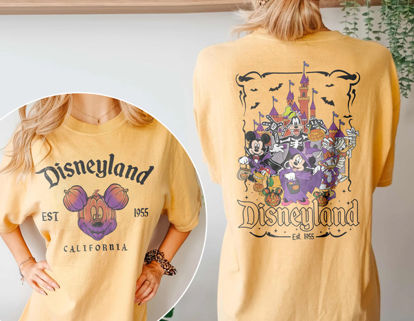 Disneyland Halloween Shirt, Disneyland Est 1955 Halloween Shirt, Halloween Party Shirt, Disney Halloween Shirt, Halloween Group Shirt - 4.jpg