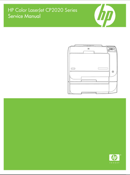 Service Manual for HP Printer Hewlett Packard Color LaserJet CP2020 Series.png
