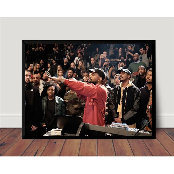 Kanye West Music Poster Canvas Wall Art Home Decor (No Frame - Inspire  Uplift