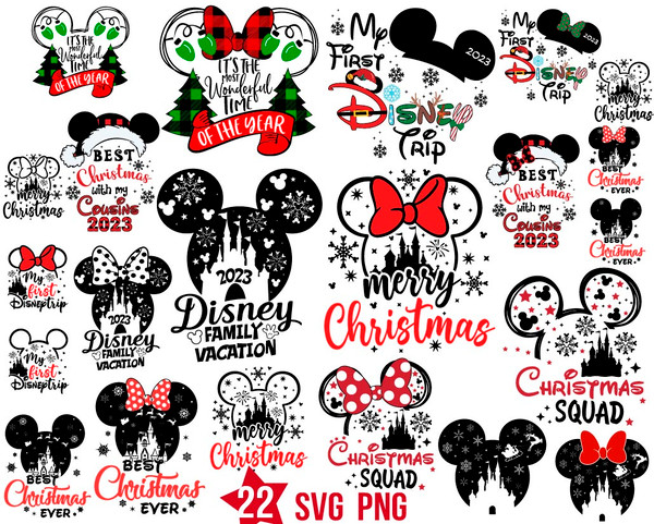 Mickey Christmas Squad Svg Bundle, Mouse Christmas Trip Svg Png.jpg