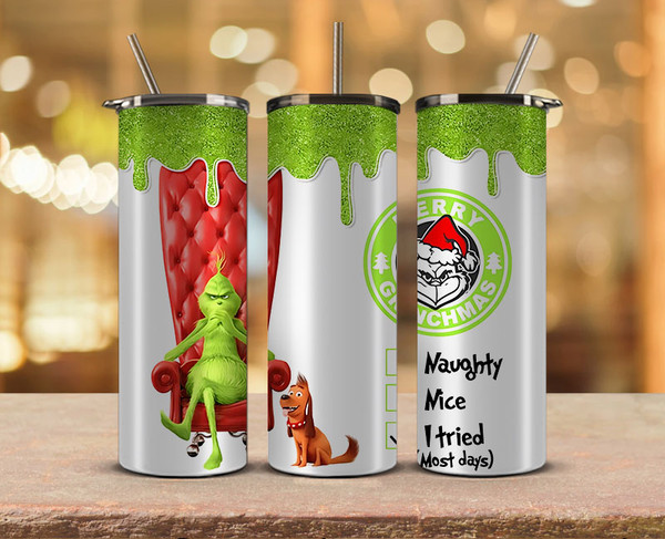 Christmas Tumbler Design,Grinch Tumbler Wrap, Christmas Tumbler Png 61