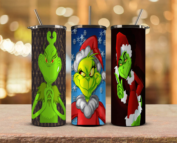 Christmas Tumbler Design,Grinch Tumbler Wrap, Christmas Tumbler Png 61