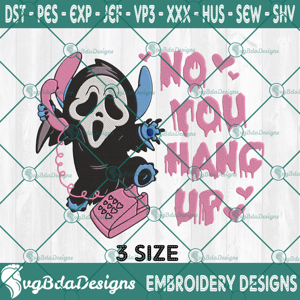 Stitch Scream No You Hang up Embroidery.jpg