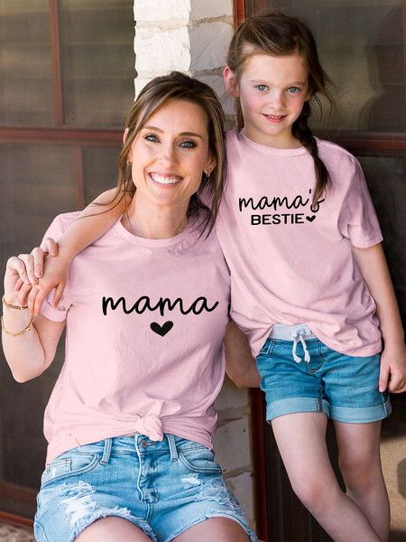 Besties Mommy And Me Shirts, Besties Gifts Shirt, Mama Baby Besties Birthday Shirt, Mom and Baby Shirts, Family Birthday Shirt, Mama and Me - 2.jpg