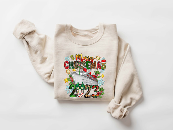 Christmas Cruisin' Crew 2023 Shirt, Christmas Cruise Shirt, Family Christmas Cruise Shirt, Group Christmas Cruise Shirt, Christmas Shirt - 2.jpg