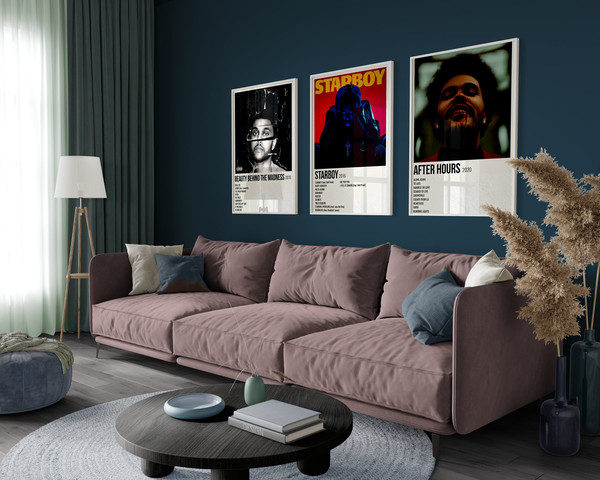 The Weeknd Starboy Album Cover Poster Print, the Weeknd Poster, Starboy  Album Poster, Poster Wall Art, Album Print 