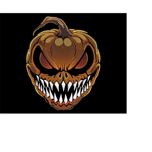 Scary Face Embroidery Design File, Machine Embroidery design - Inspire  Uplift