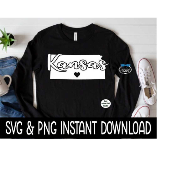 Kansas State SVG, Kansas PNG, Instant Download, Cricut Cut F - Inspire ...