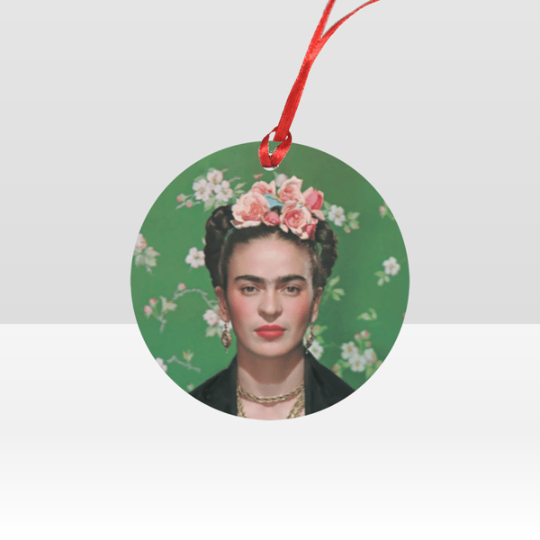 Frida Kahlo Christmas Ornament.png