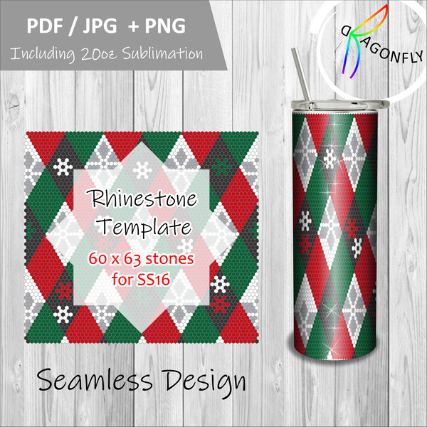 christmas rhinestone tumbler template ss20 ss16  honeycomp Including 20oz 30oz Sublimation 190.jpg