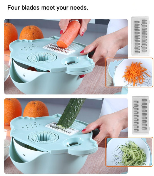 Handheld Electric Vegetable Cutter Slicer Mini Food Chopper Kitchen Garlic  Crusher 4in1 For Onion Chili Meat Masher Kitchen Tool - Fruit & Vegetable  Tools - AliExpress