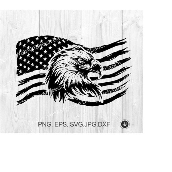 American Flag Eagle PNG Transparent Images Free Download, Vector Files
