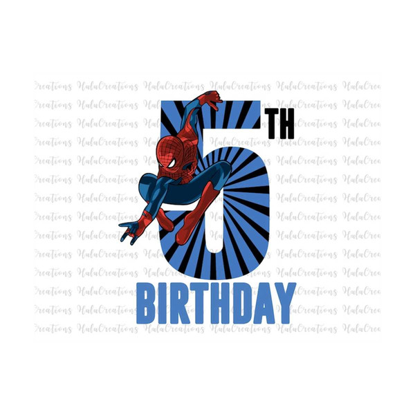 Birthday Boy 5th Svg, Happy Birthday Svg, Superheros, Svg, P - Inspire ...