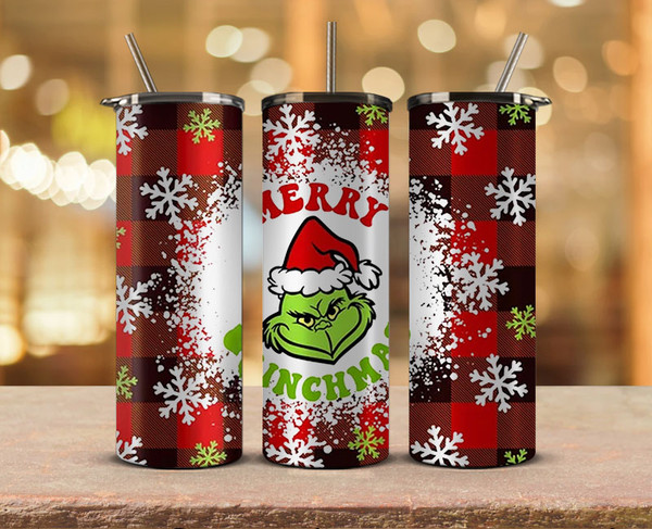 Christmas Tumbler Design,Grinch Tumbler Wrap, Christmas Tumb - Inspire  Uplift